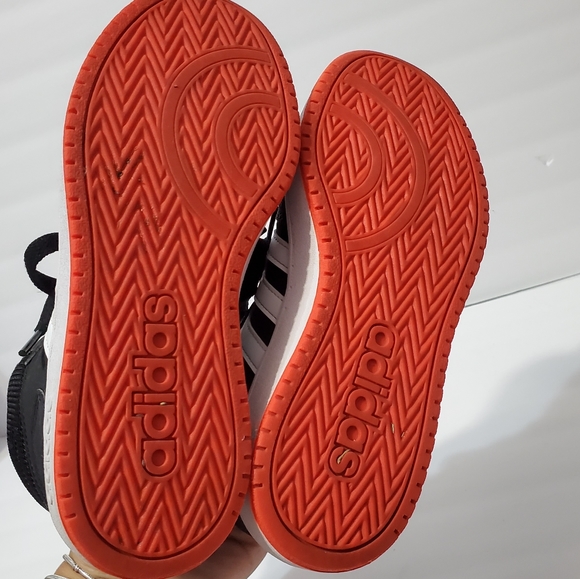Addidas Hoops 2.0 Red/Black High Tops - Picture 5 of 7